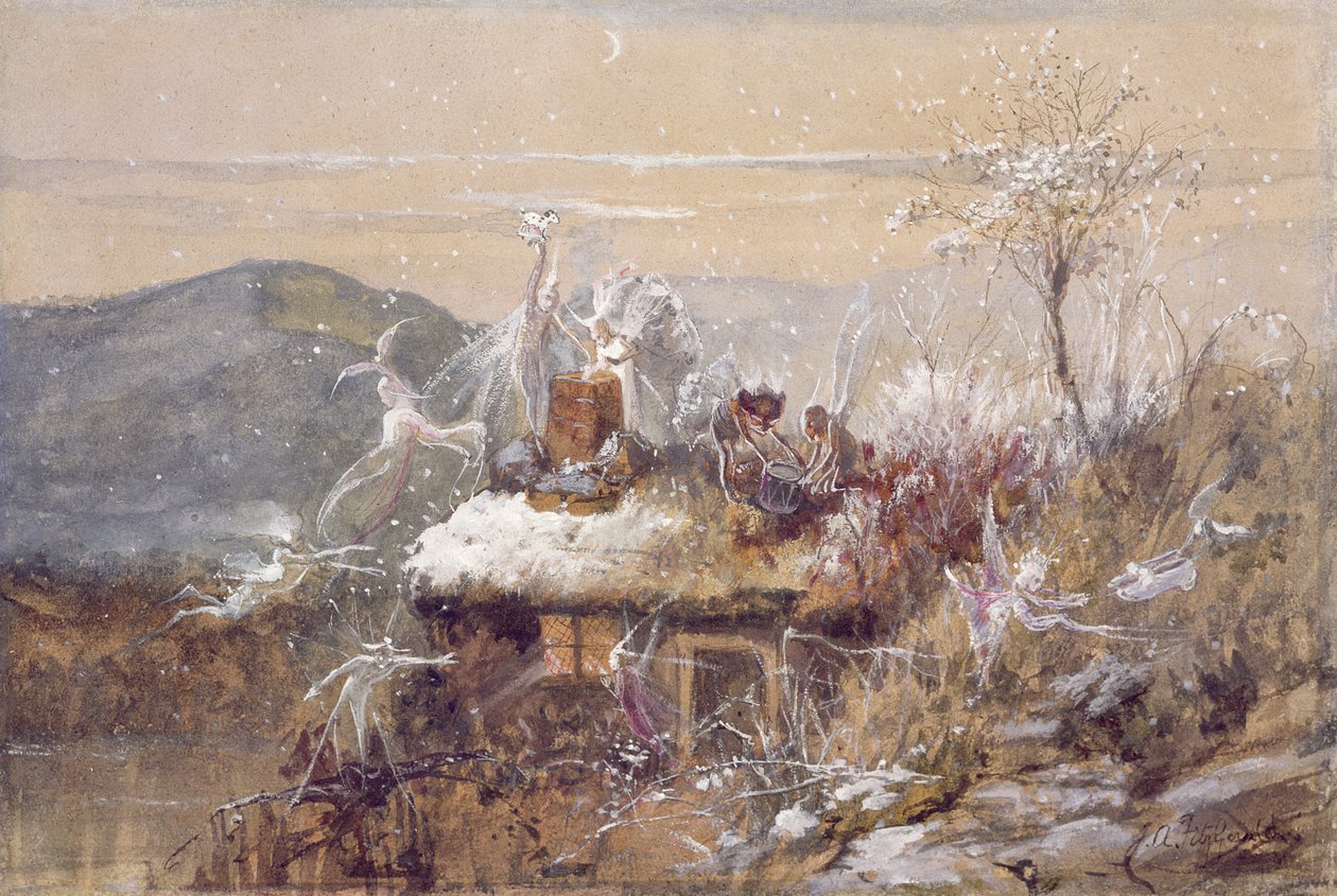 Wigilia autorstwa John Anster Fitzgerald