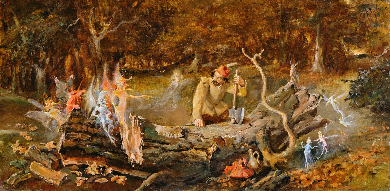 Drwal autorstwa John Anster Fitzgerald