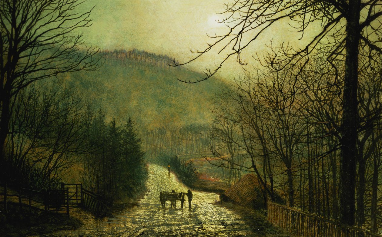Dolina Kuźni autorstwa John Atkinson Grimshaw