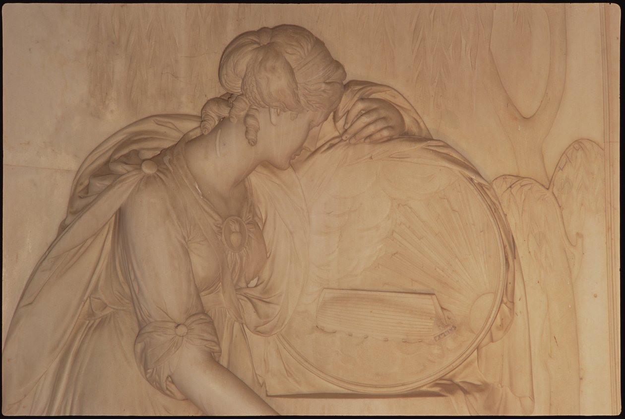 Fragment pomnika nagrobnego, 1800 marmuru autorstwa John Bacon