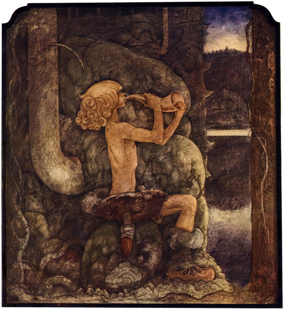 Święty Mikołaj autorstwa John Bauer