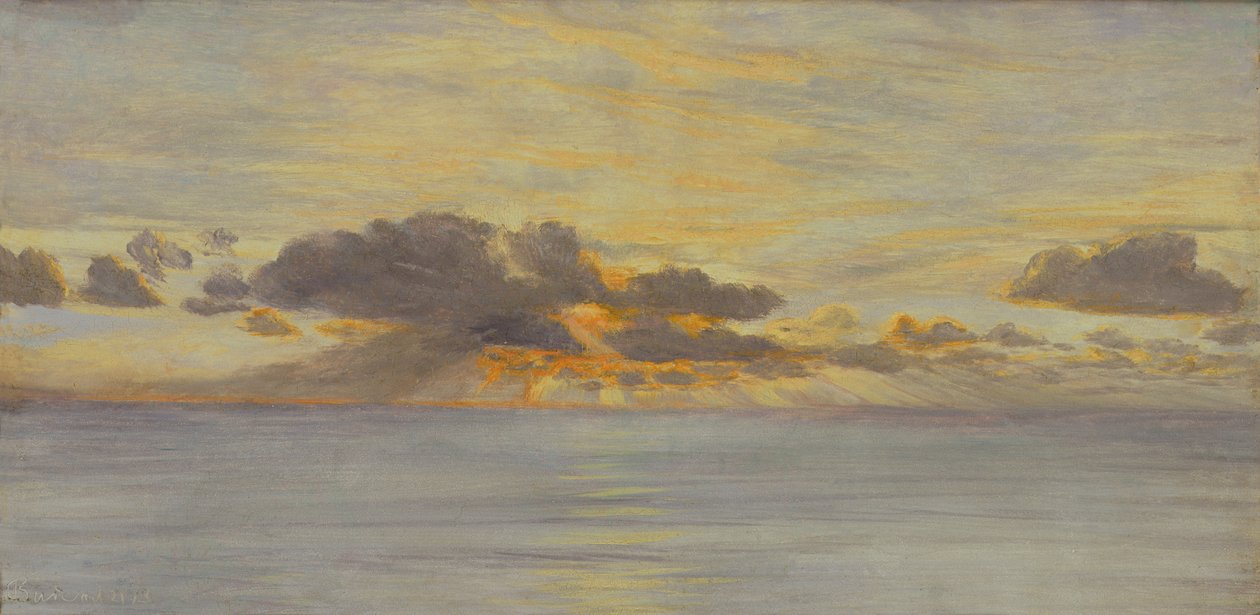 Zachód słońca autorstwa John Brett