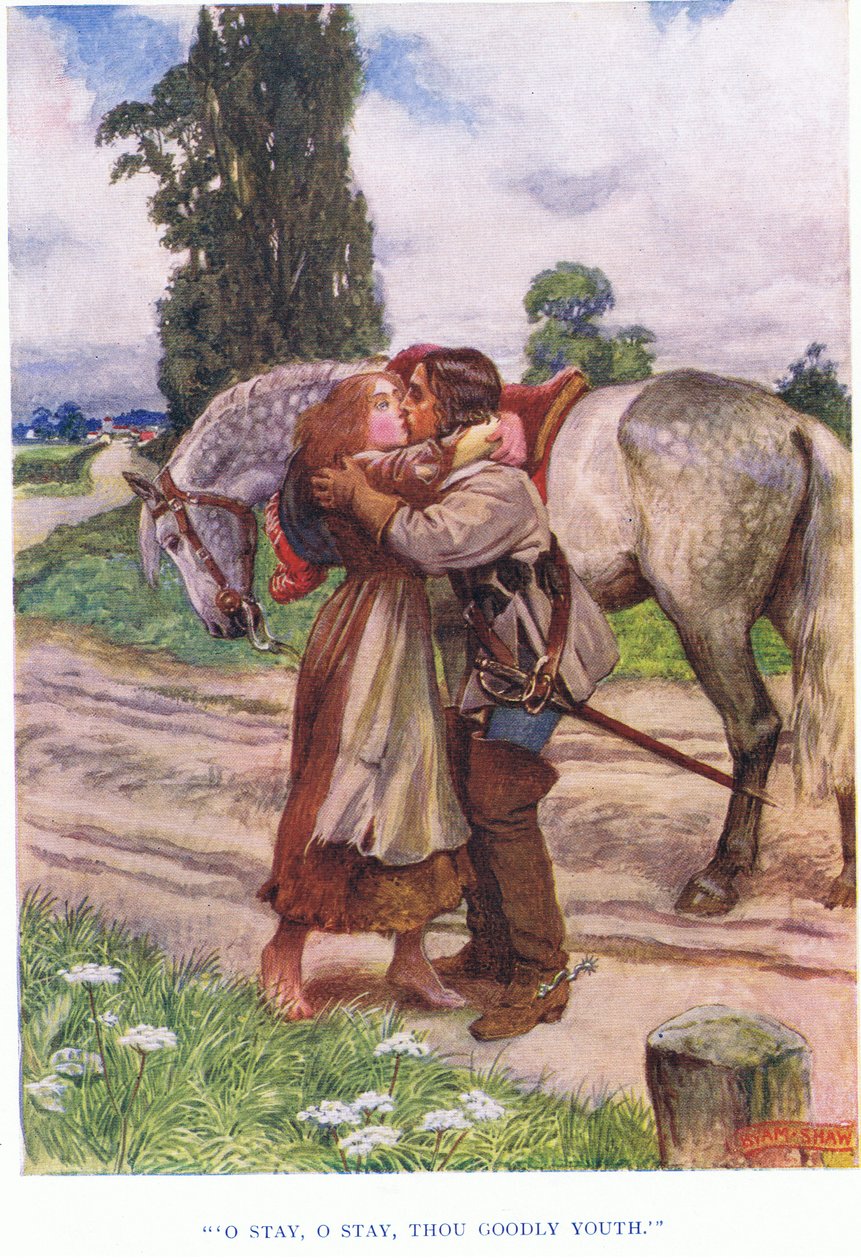 O zostań, o zostań, dobra młodzieńcze, 1928 autorstwa John Byam Liston Shaw
