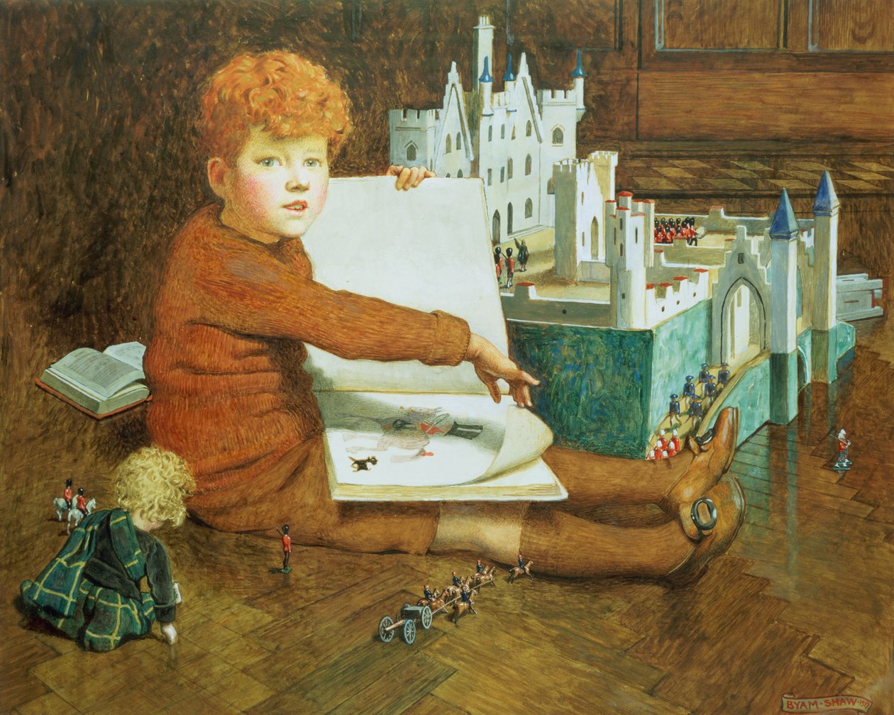 Zabawkowy zamek autorstwa John Byam Liston Shaw