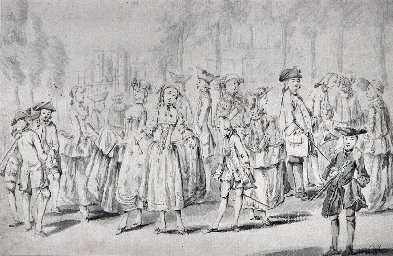 Promenady w parku św. Jakuba autorstwa John Collet