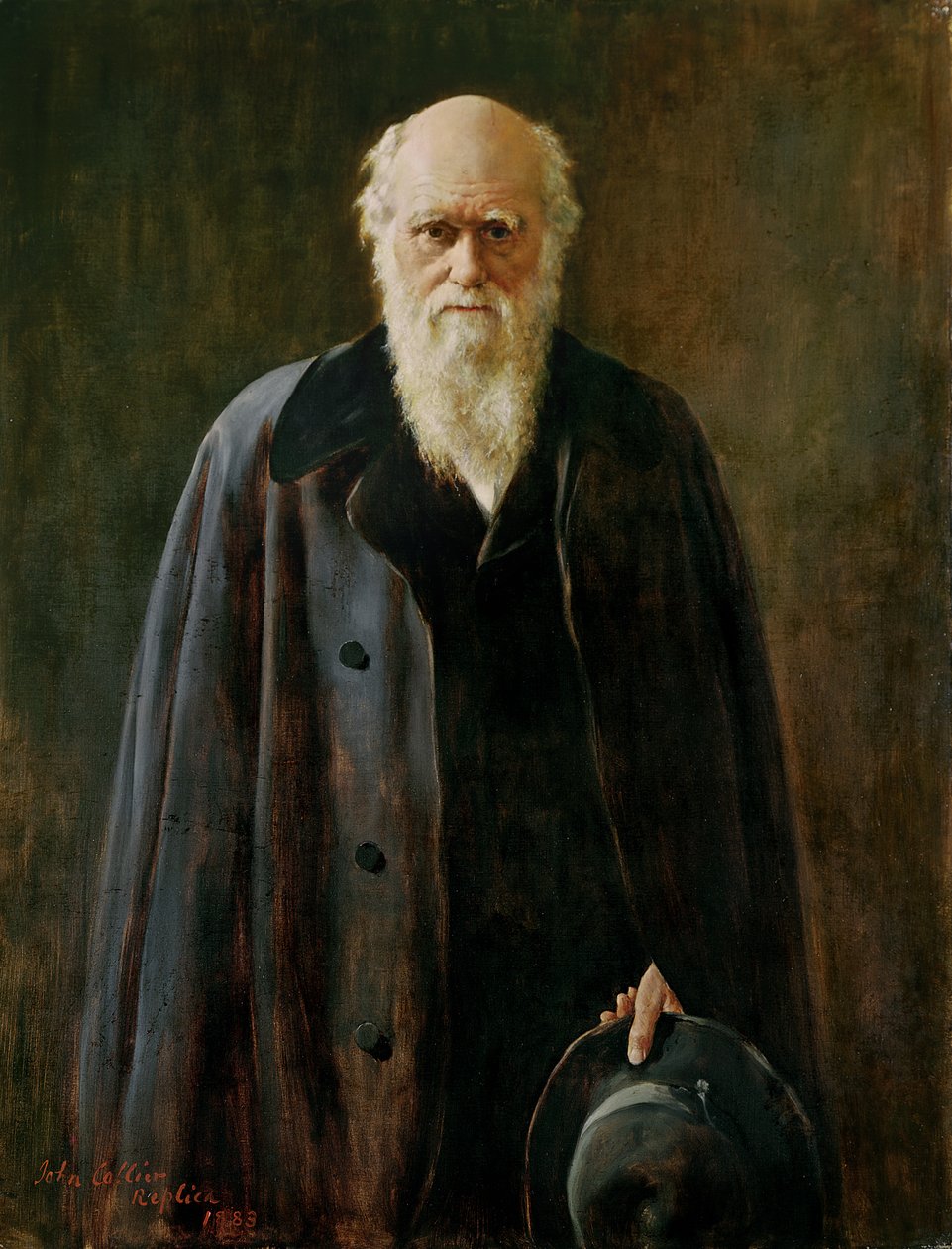 Portret Karola Darwina (1809-1882) 1883 autorstwa John Collier