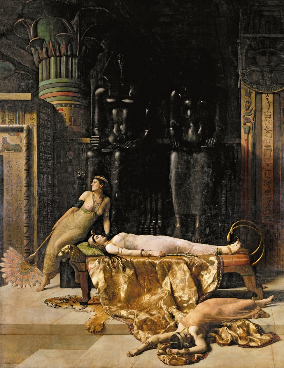 Śmierć Kleopatry autorstwa John Collier