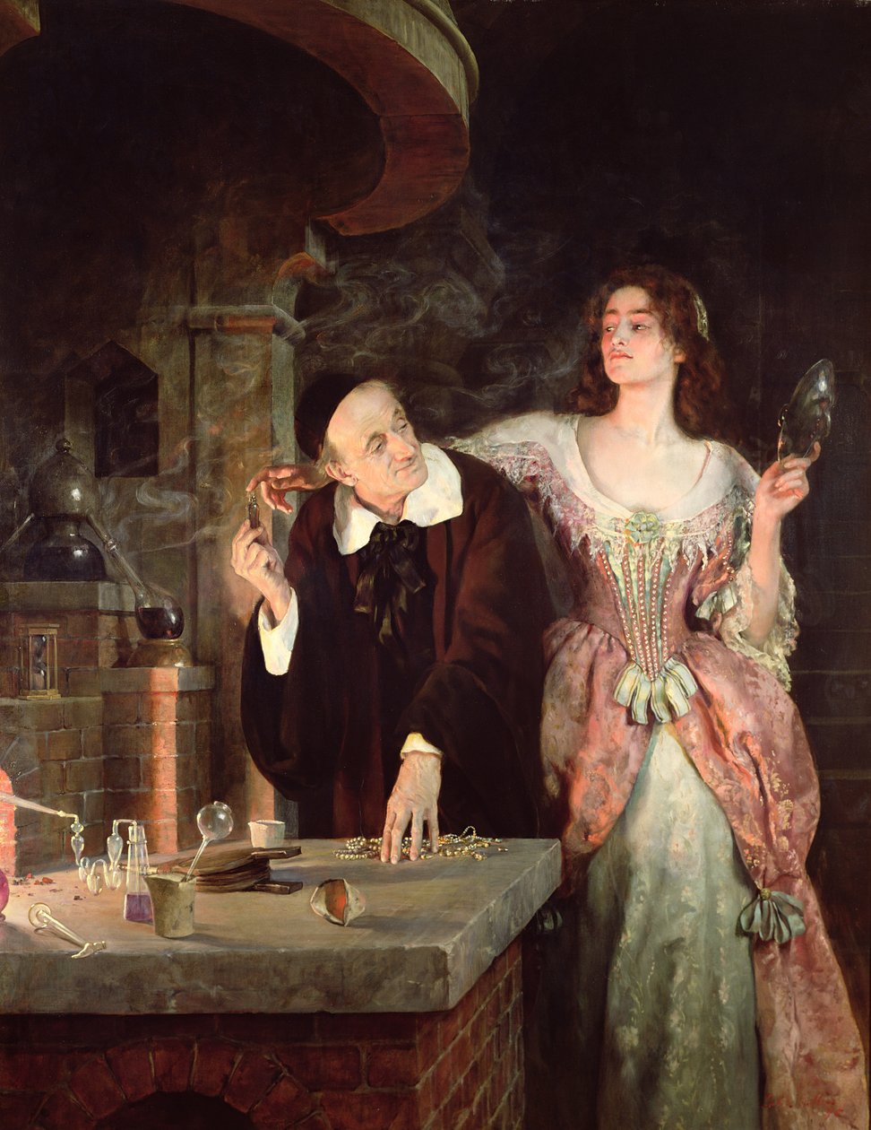 Laboratorium, 1895 autorstwa John Collier