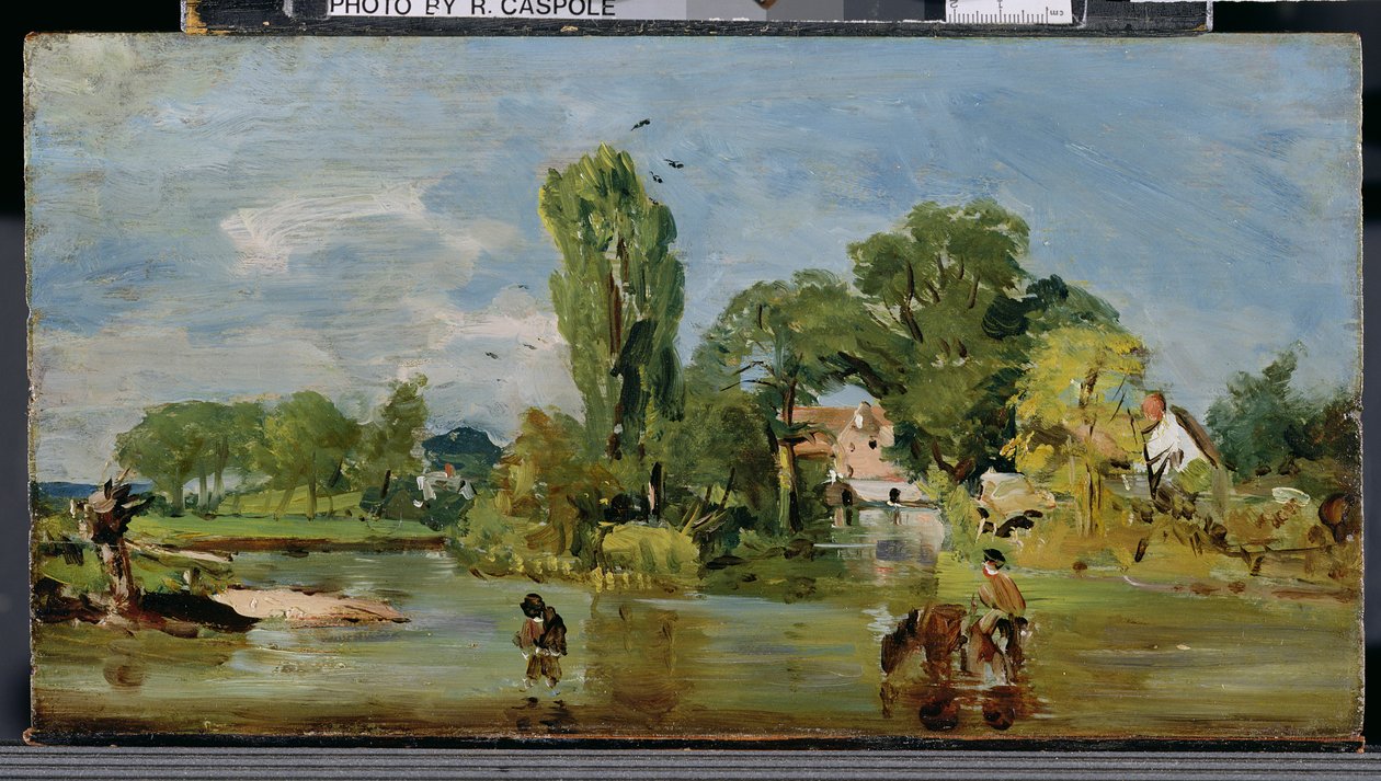 Młyn Flatford, ok. 1810-11 r. autorstwa John Constable