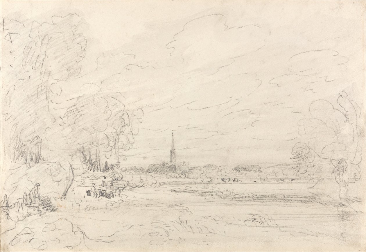 Katedra w Salisbury z Meadows autorstwa John Constable