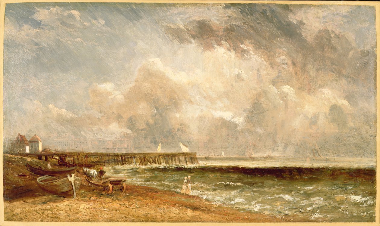 Nabrzeże Yarmouth, ok. 1822 r. autorstwa John Constable