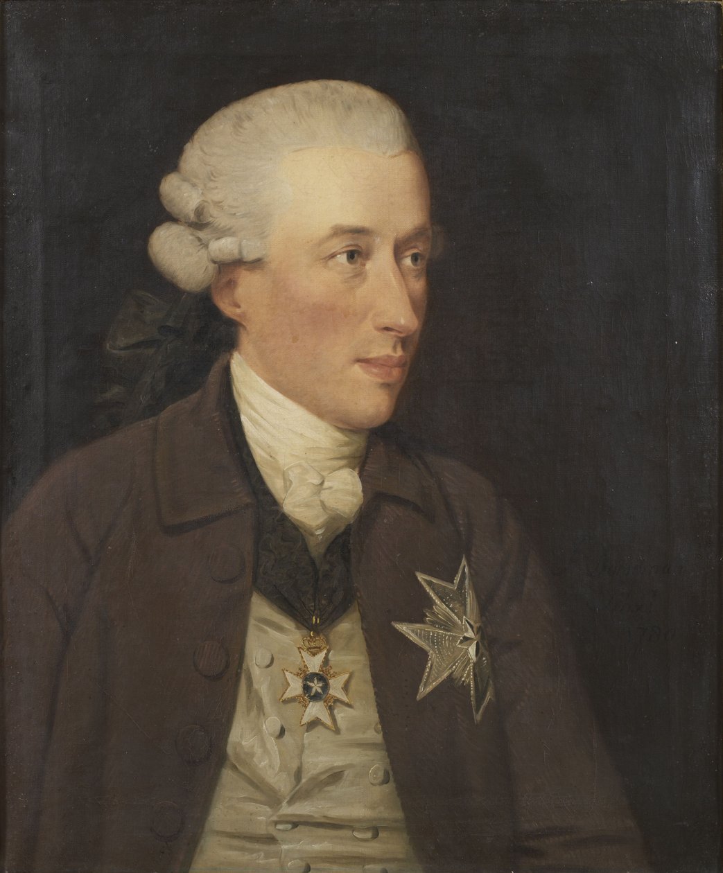 Portret barona Gustawa Adama von Nolcken (1733-1813) autorstwa John Downman