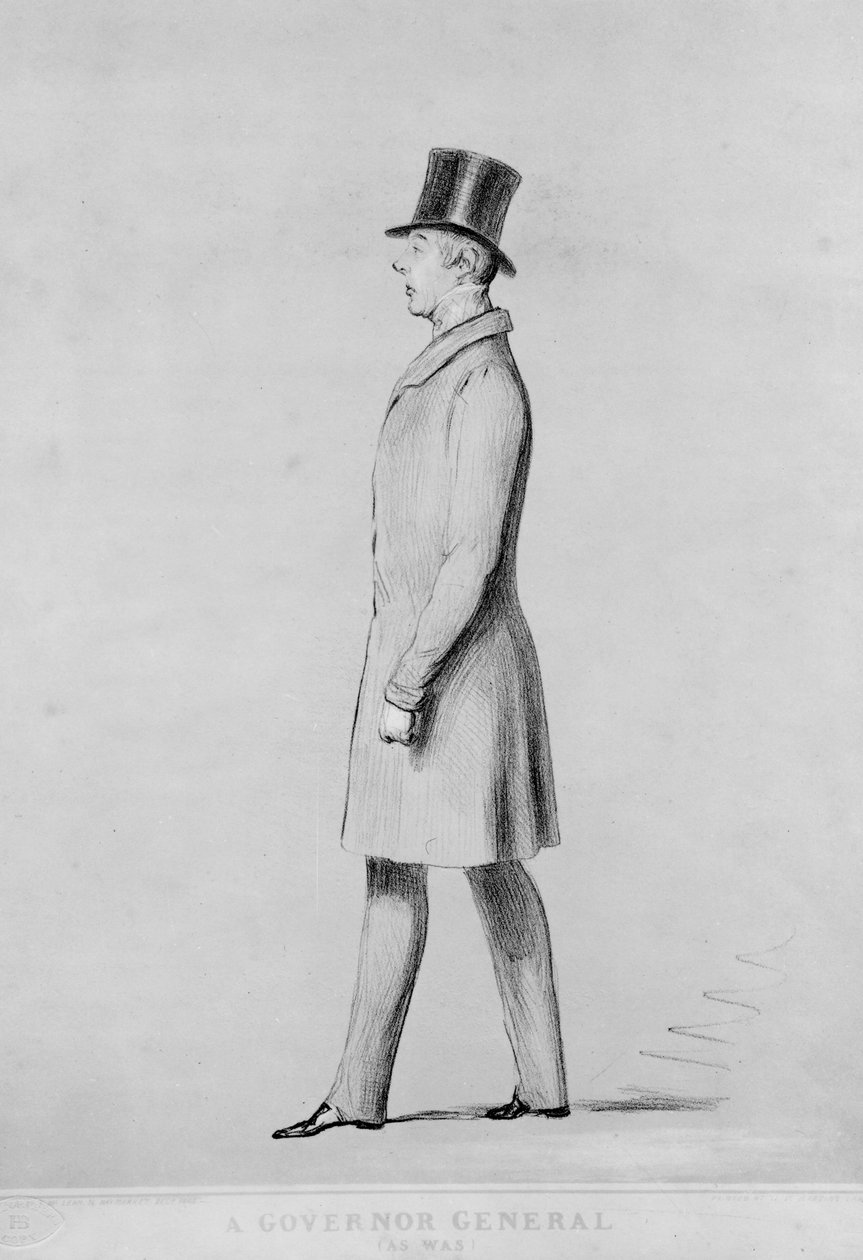 Generalny gubernator, 1842 (litografia) autorstwa John Doyle