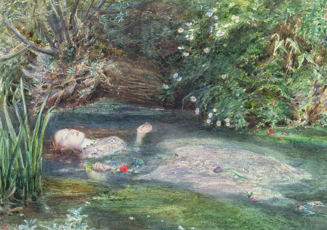 Ofelia autorstwa John Everett Millais