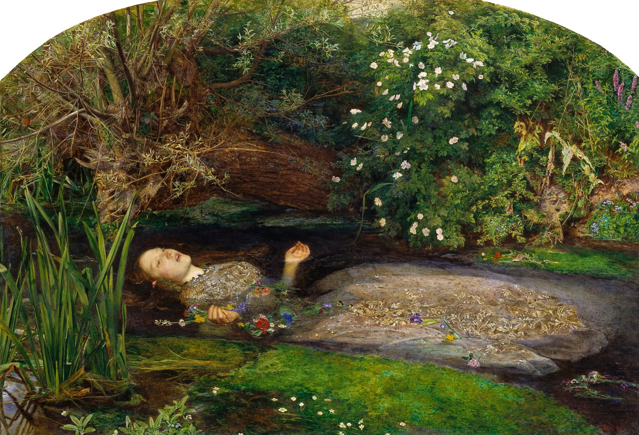 Ofelia autorstwa John Everett Millais