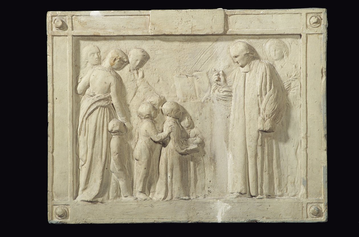 Pomnik ks. Johna Clowesa, 1819-20 (gips) autorstwa John Flaxman