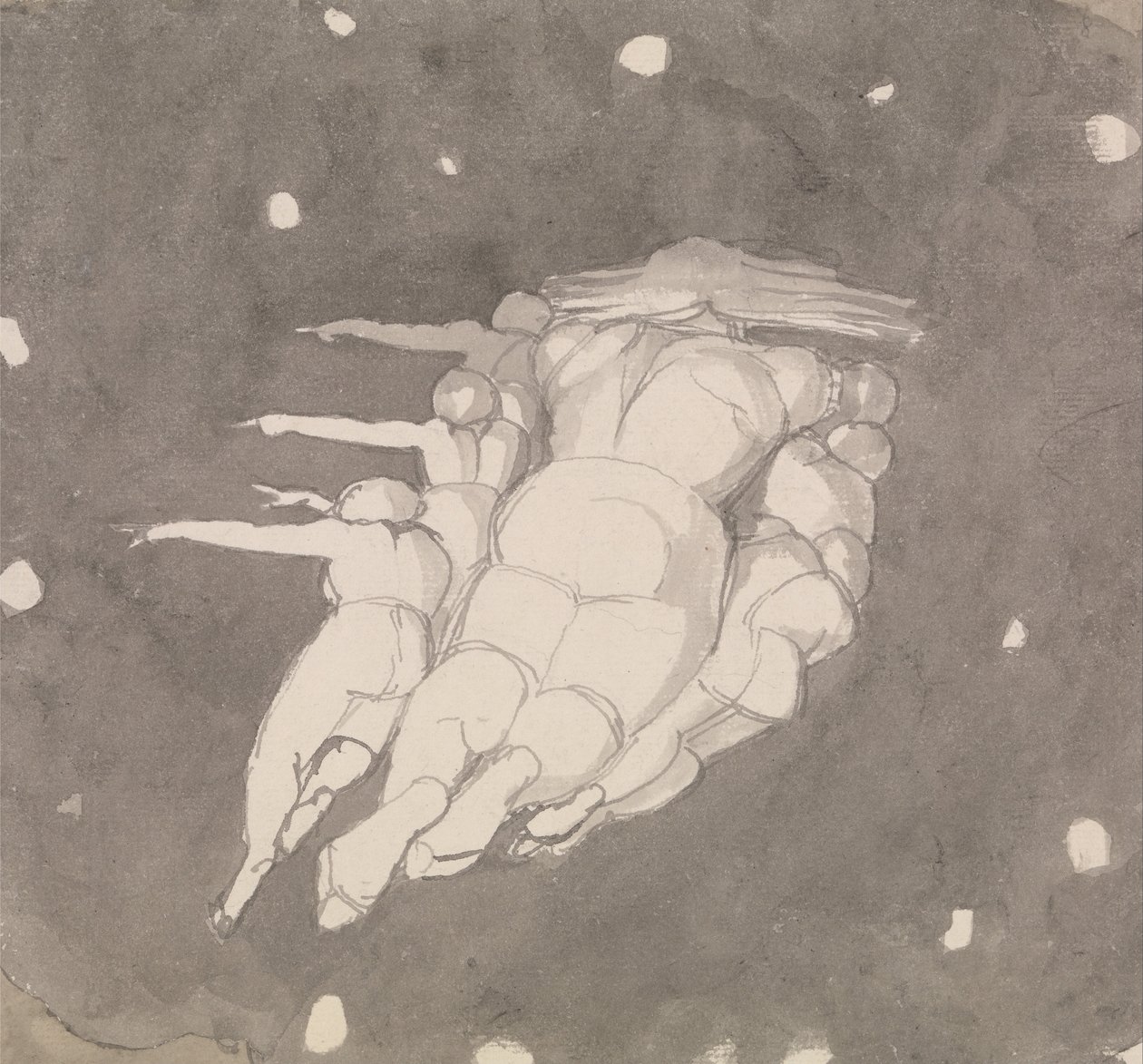Stworzenie Niebios autorstwa John Flaxman