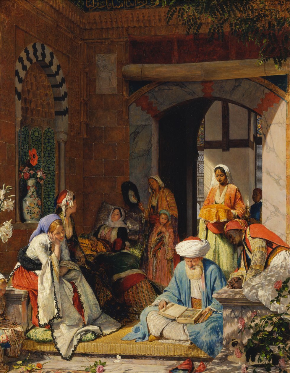 „A modlitwa wiary wybawi chorych” autorstwa John Frederick Lewis