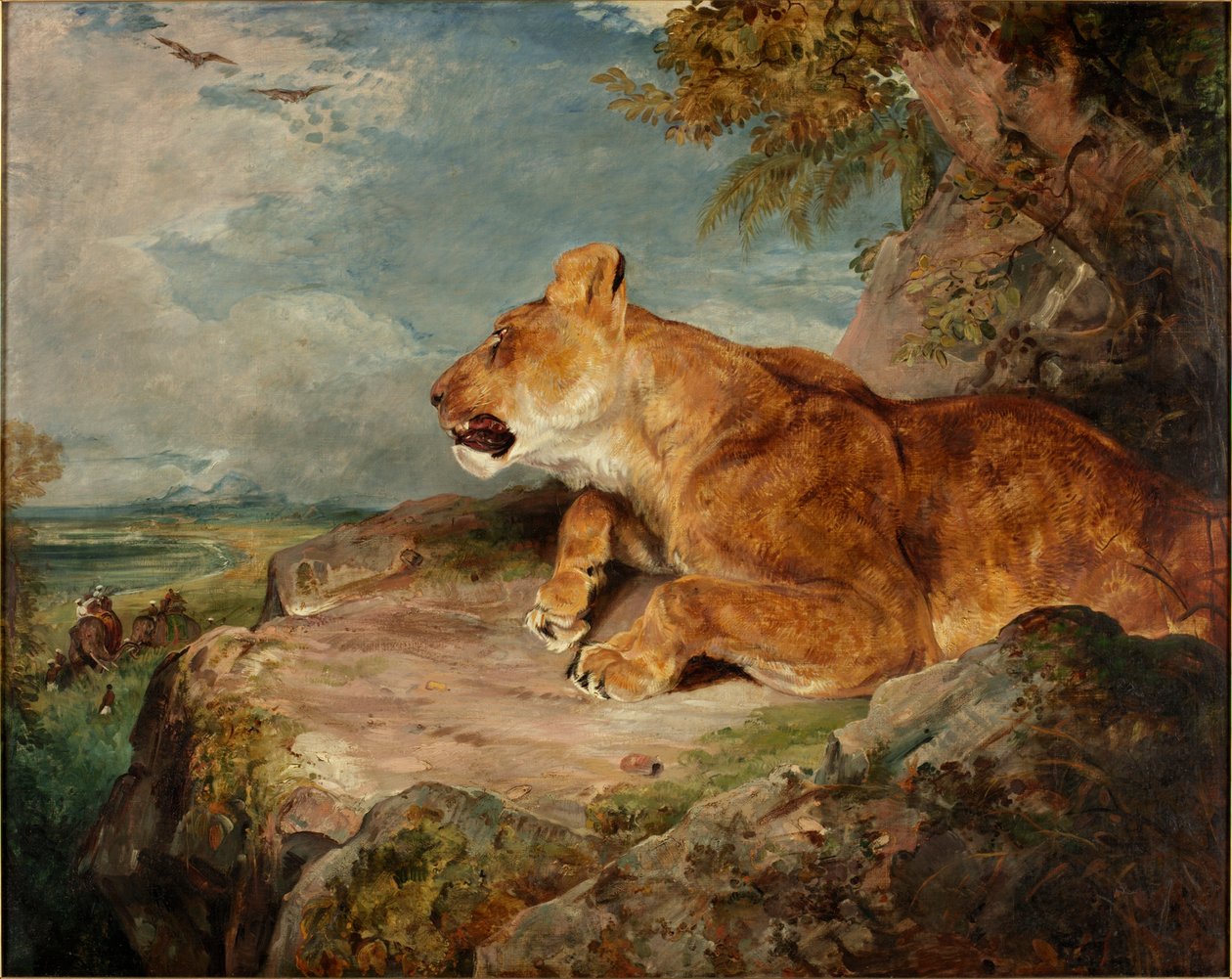 Lwica, ok. 1824-27 autorstwa John Frederick Lewis