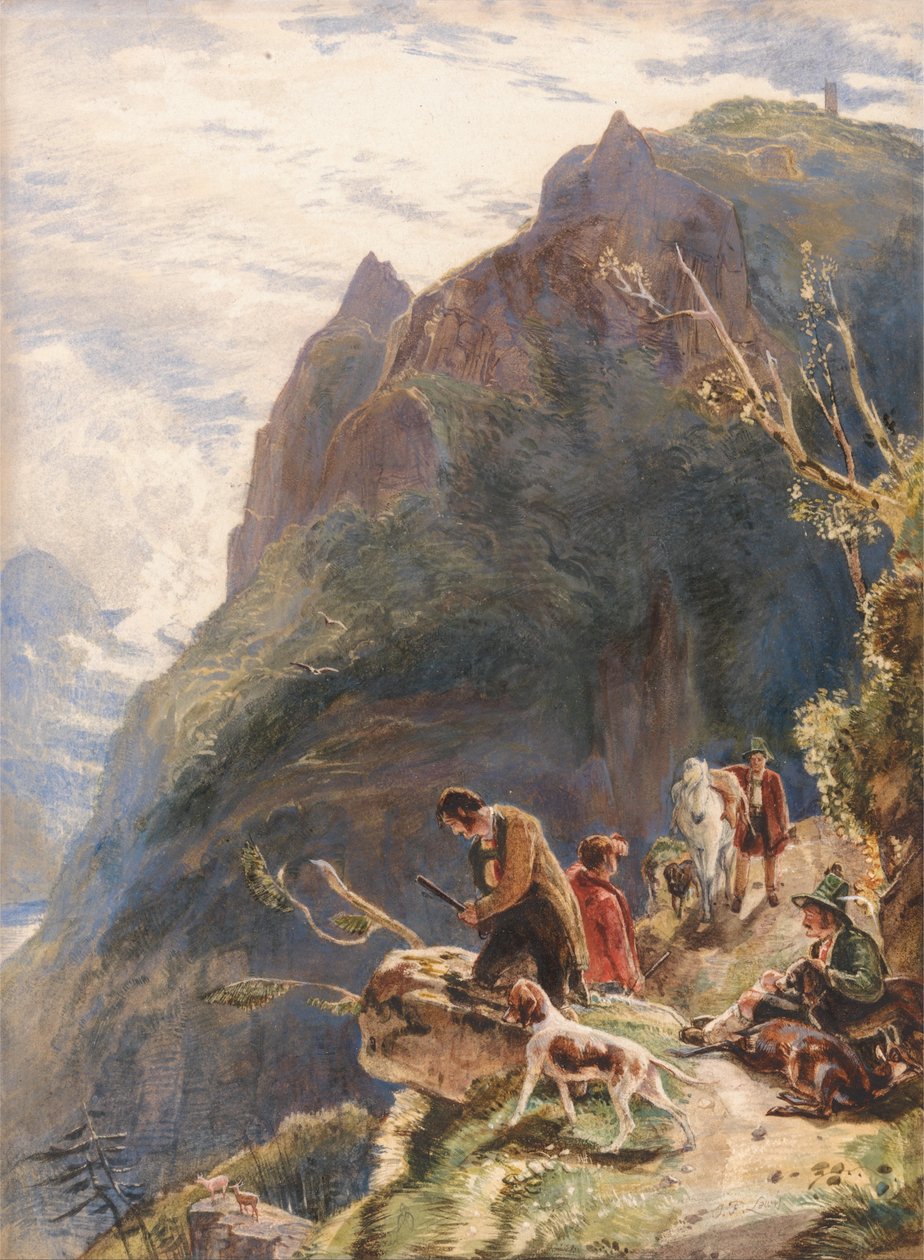 Myśliwi tyrolscy autorstwa John Frederick Lewis