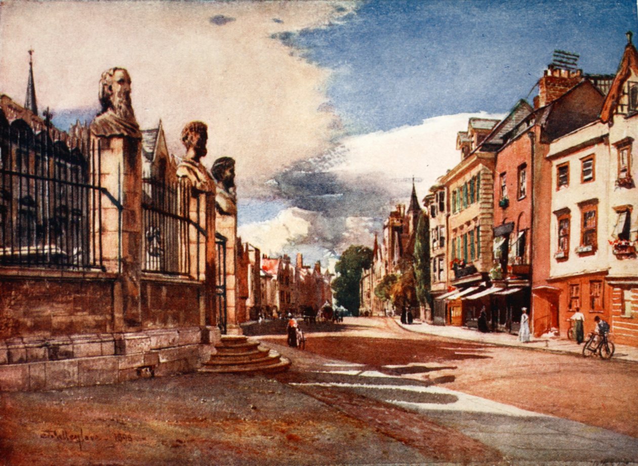 Ulica Broad Street, patrząc na zachód, 1903 r. autorstwa John Fulleylove