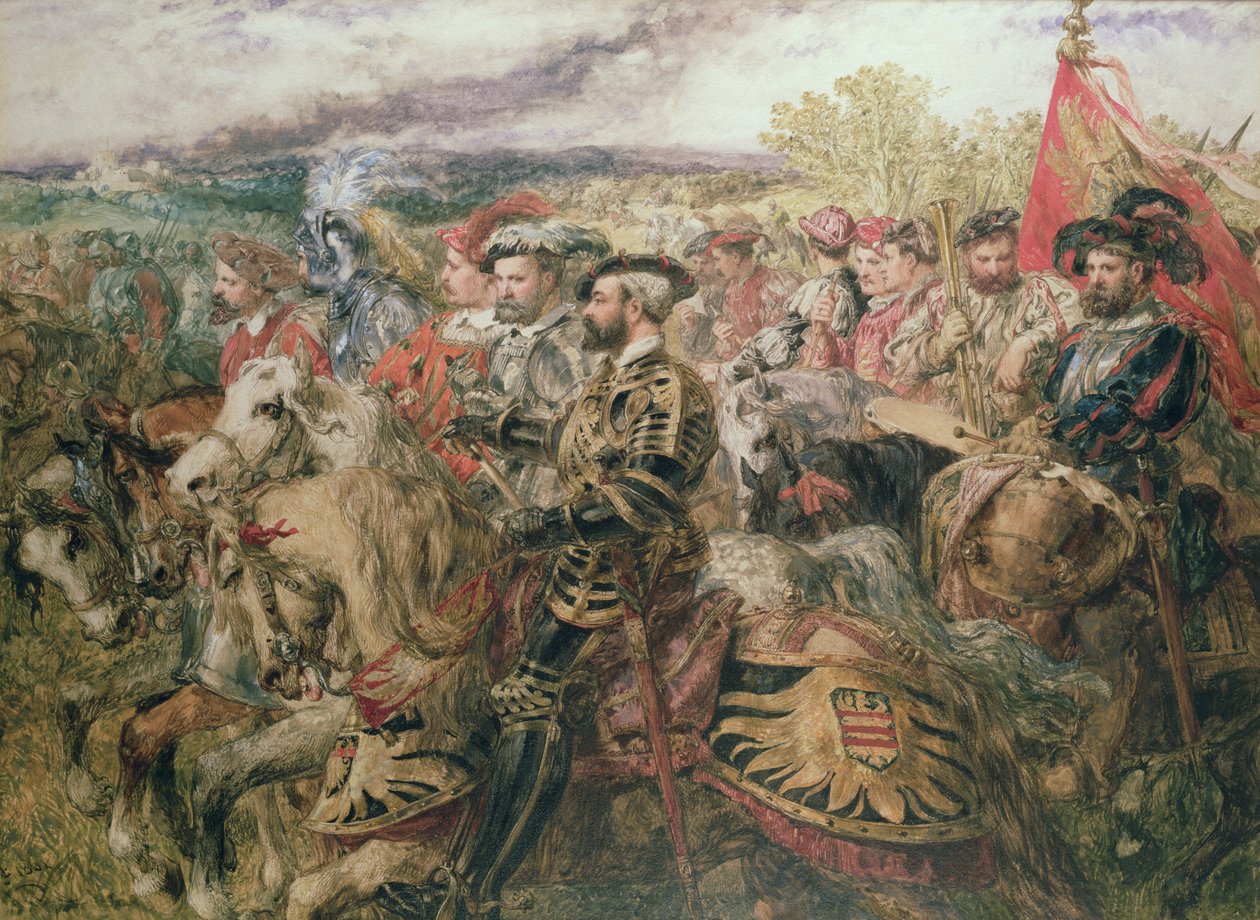 Pole Złotego Płótna, 1520 autorstwa John Gilbert