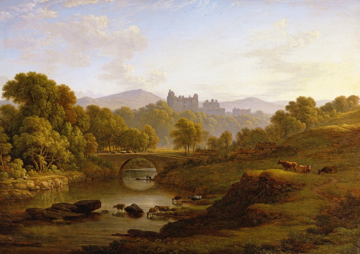 Zamek Doune, Perthshire autorstwa John Glover