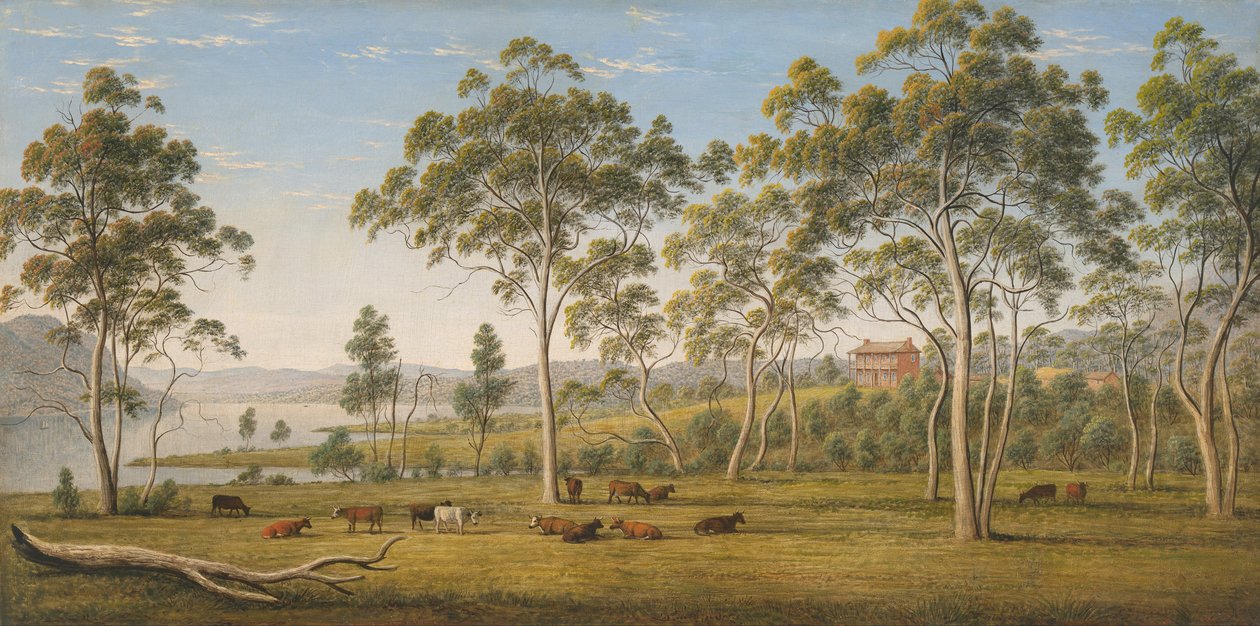 Dom pana Robinsona na Derwent, Van Diemens Land autorstwa John Glover