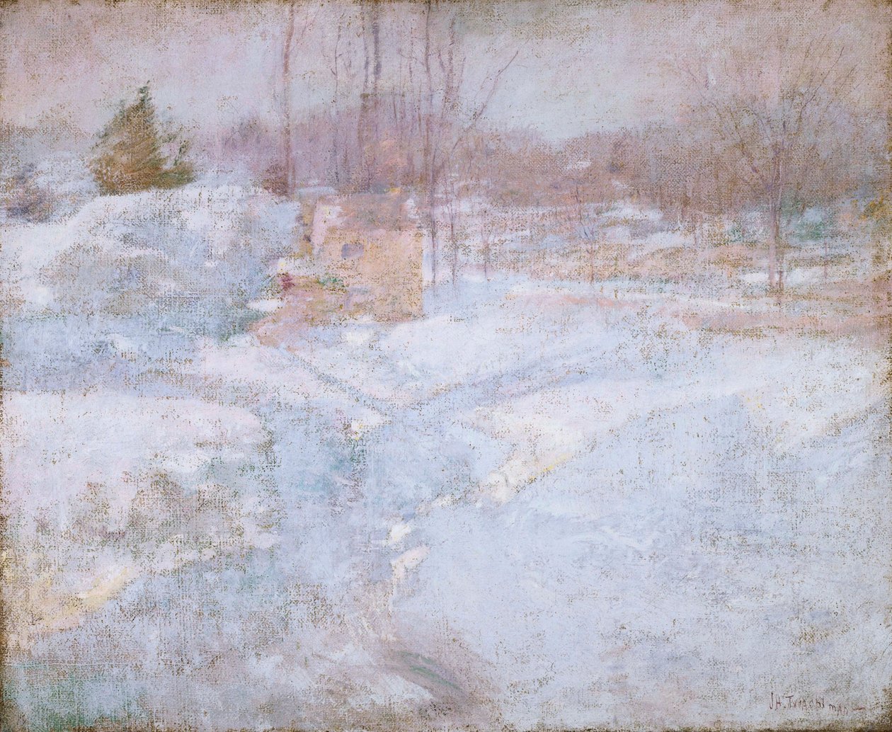 Zima autorstwa John Henry Twachtman