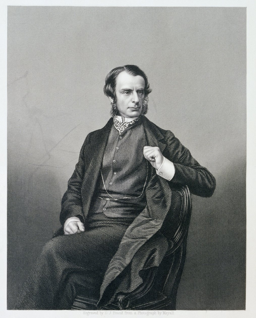 Wielebny Charles Kingsley, z „Galeria portretów w salonie wybitnych osobistości”, 1861 (rycina na stali) autorstwa John Jabez Edwin Paisley Mayall
