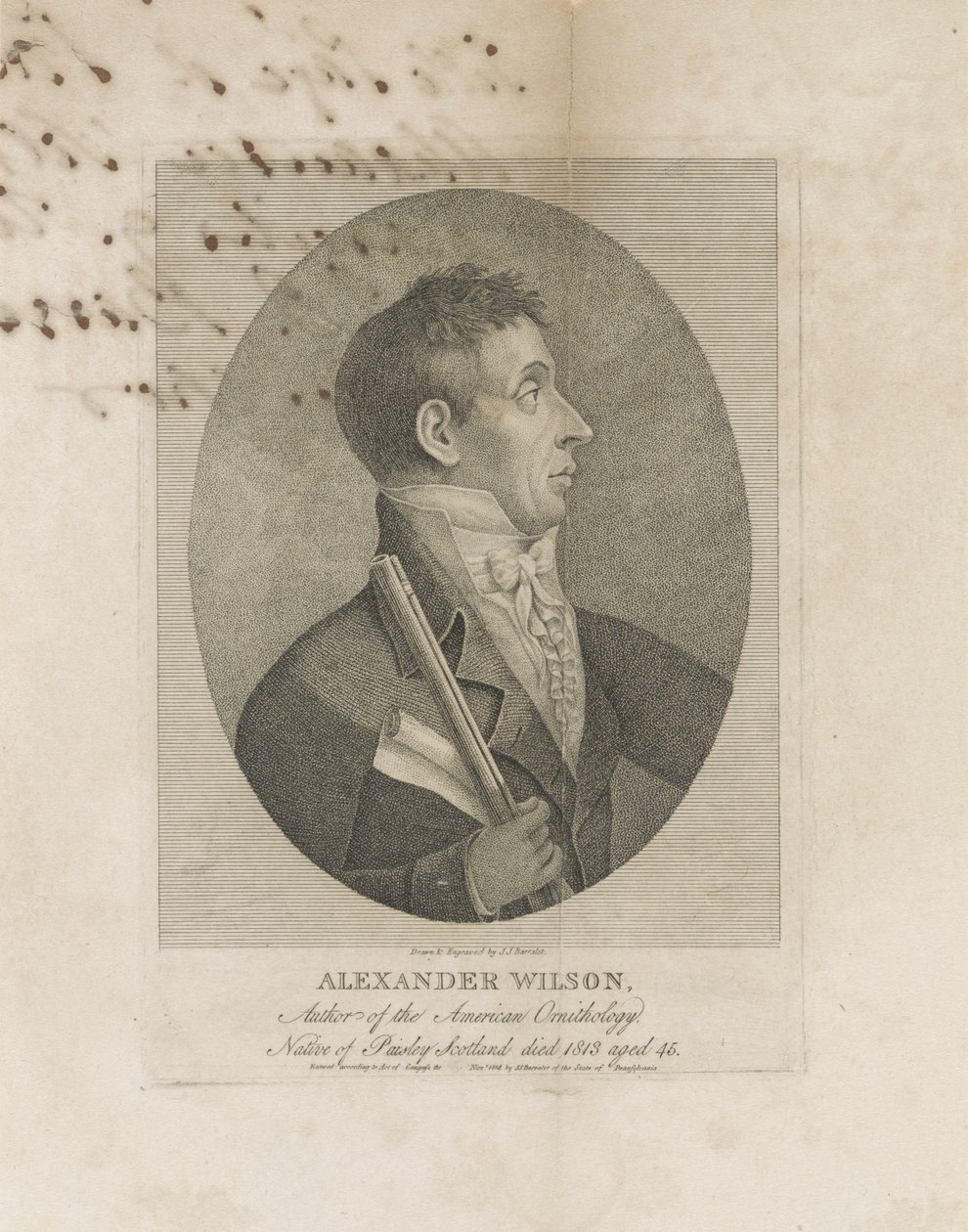 Alexander Wilson, 1814 r. autorstwa John James Barralet