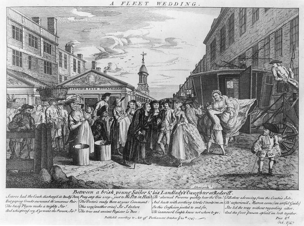 Ślub floty, 1747 autorstwa John June