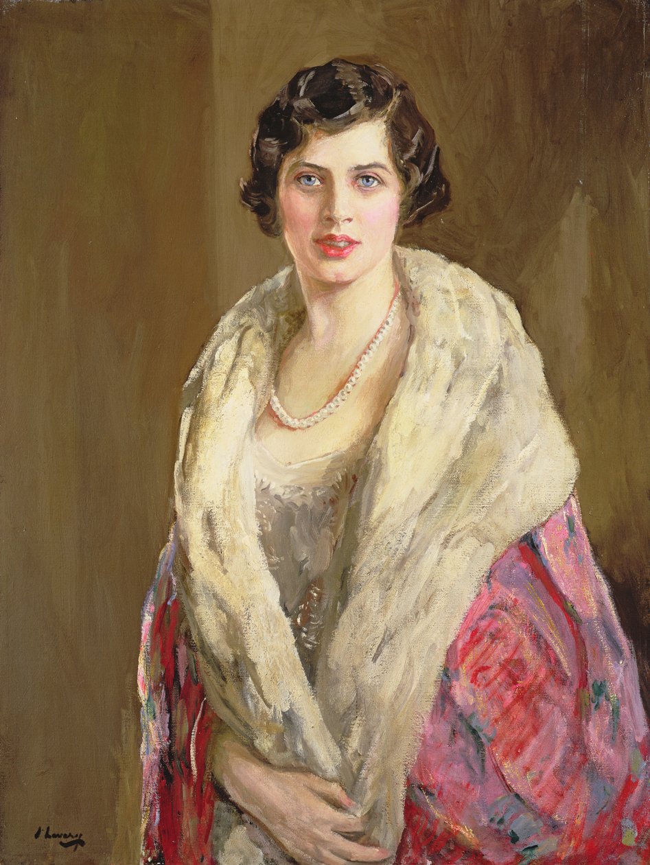 Lady Wiktoria Bullock autorstwa John Lavery