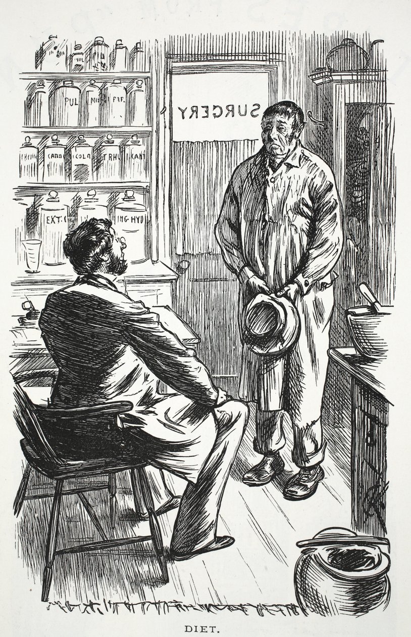 Dieta autorstwa John Leech