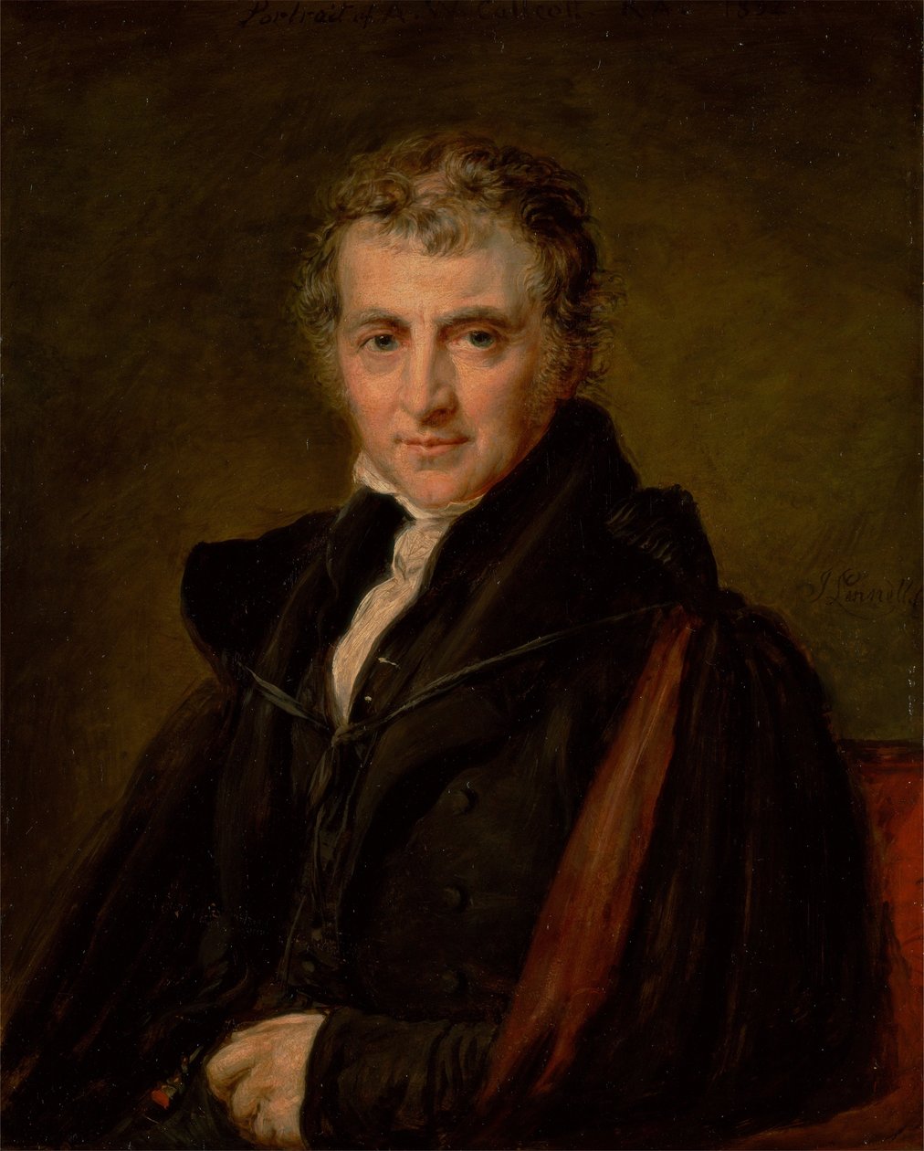 Augustus Wall Callcott, R.A. autorstwa John Linnell