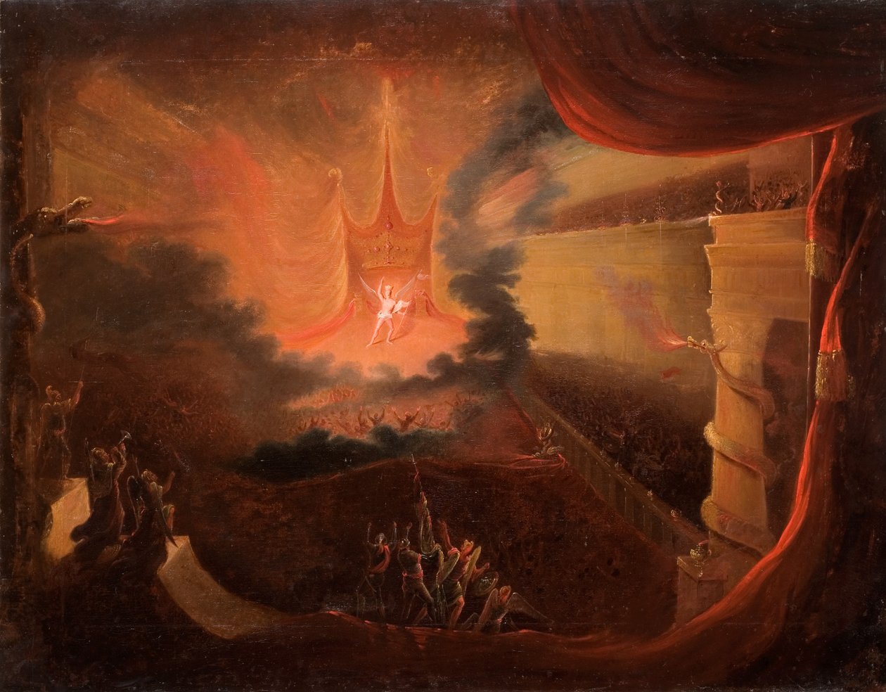 Szatan autorstwa John Martin