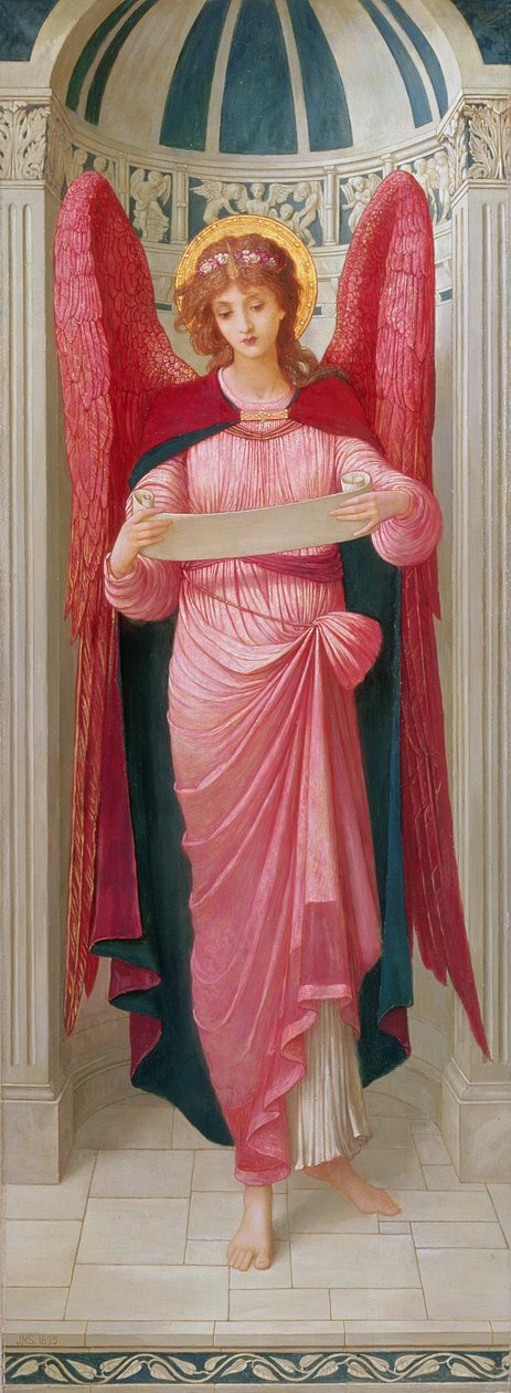 Anioł autorstwa John Melhuish Strudwick