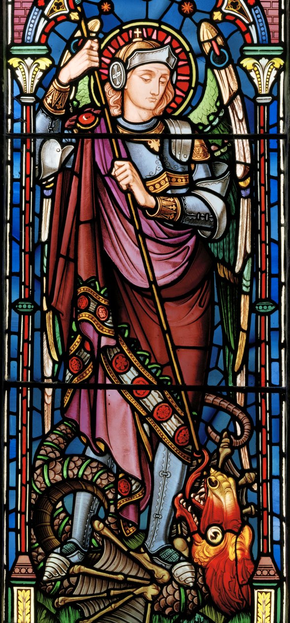 Кукстон, Лаверс ба Барро, Жон Миллнер Аллен (1827-1902), Гэгээн Майкл, 1865 он, Лууполи autorstwa John Millner Allen