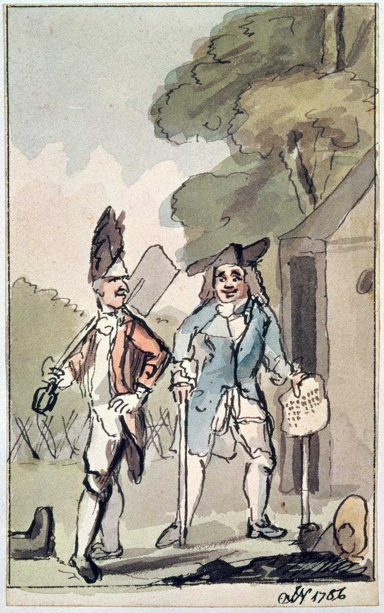 Tristram Shandy, 1786 autorstwa John Nixon