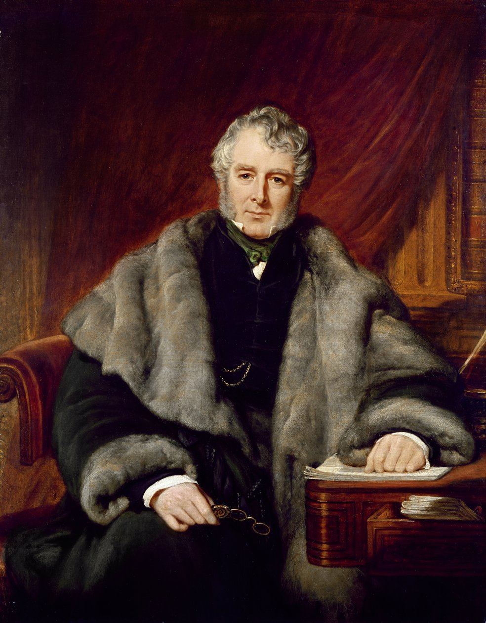 William Lamb, 2. wicehrabia Melbourne, 1844 autorstwa John Partridge