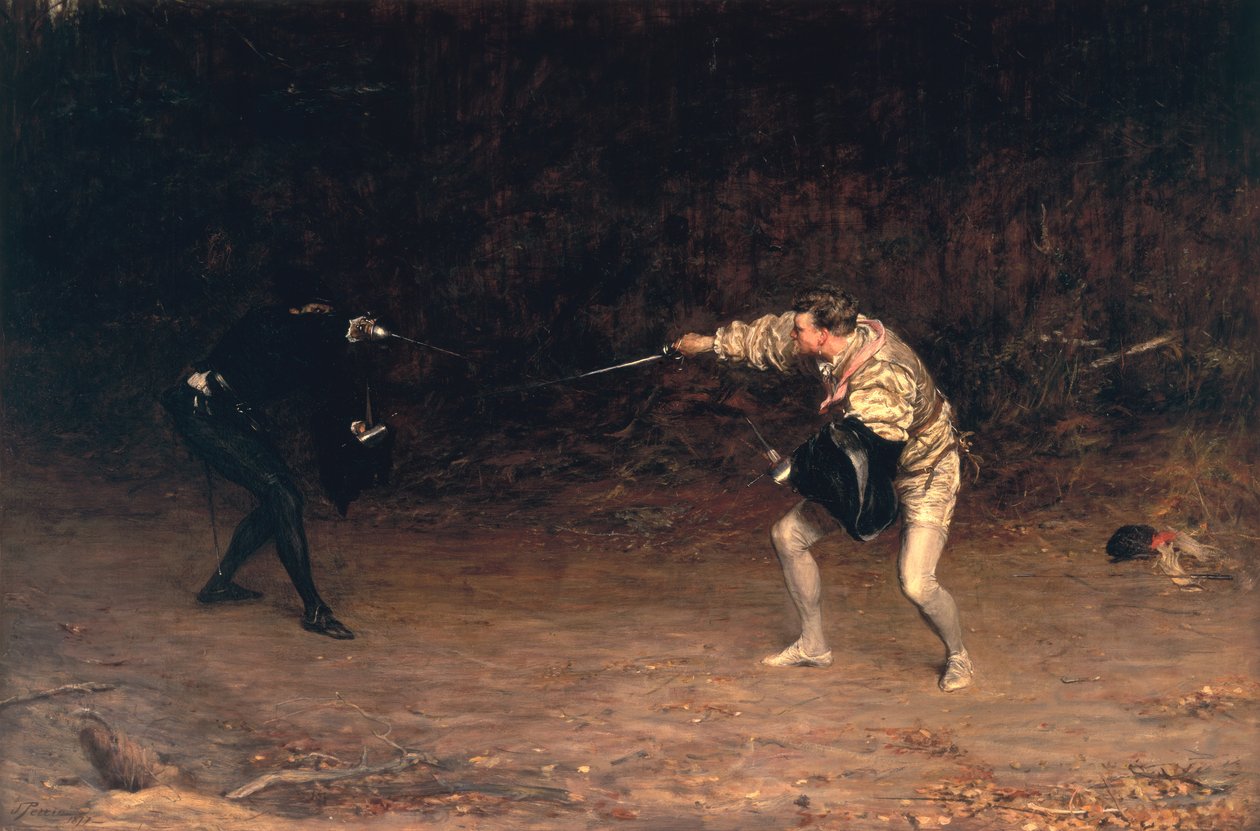 Na śmierć, 1877 autorstwa John Pettie