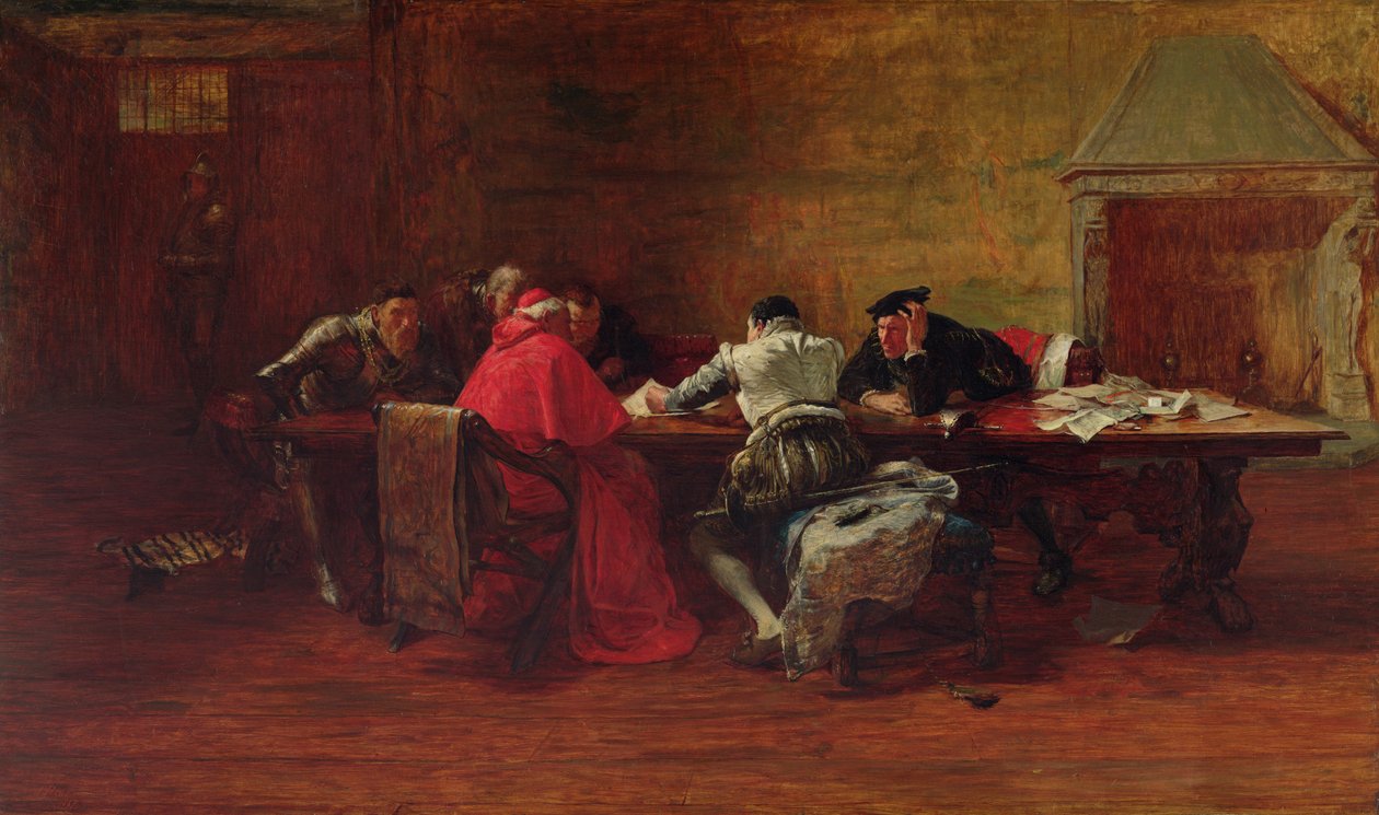 Zdrada, 1867 autorstwa John Pettie