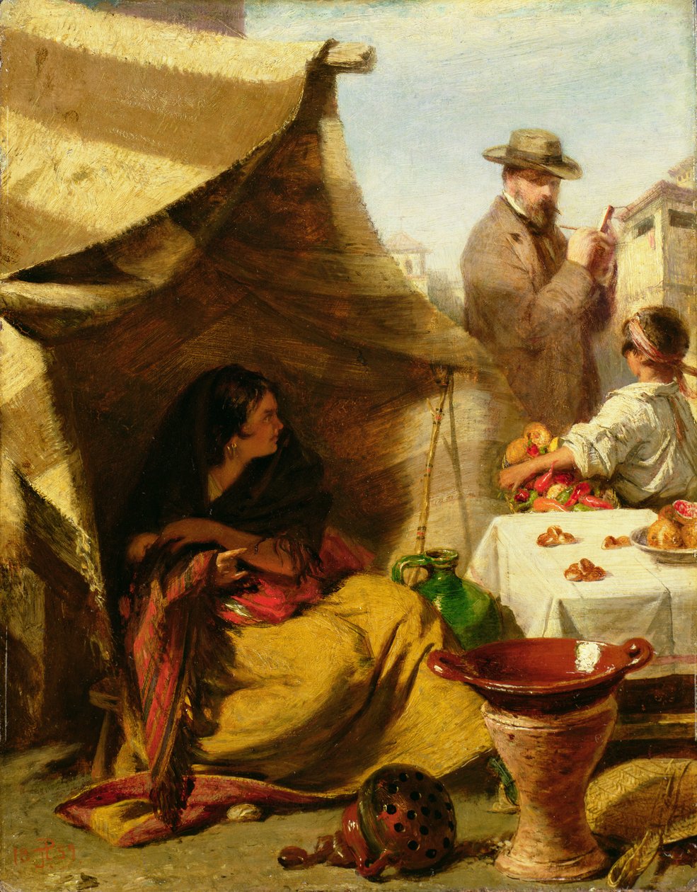 Złe oko, 1859 autorstwa John Phillip