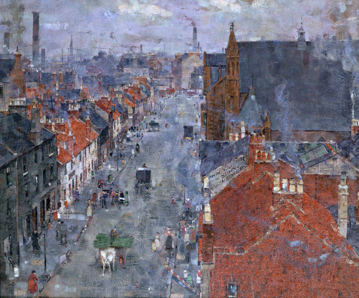 Muslin Street, Bridgeton, Glasgow autorstwa John Quinton Pringle
