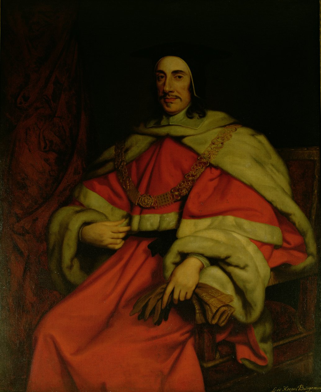 Sir Orlando Bridgeman (1608-74) 1. baronet (olej) autorstwa John Riley