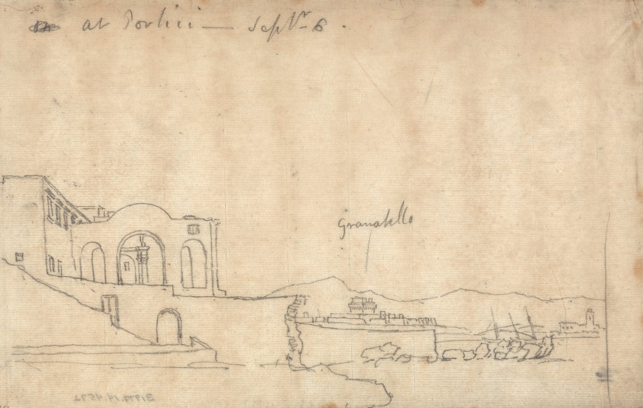 W Portici autorstwa John Robert Cozens