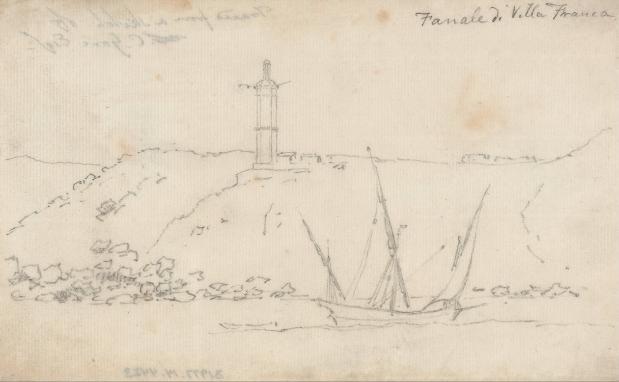 Fan Villa Franca autorstwa John Robert Cozens