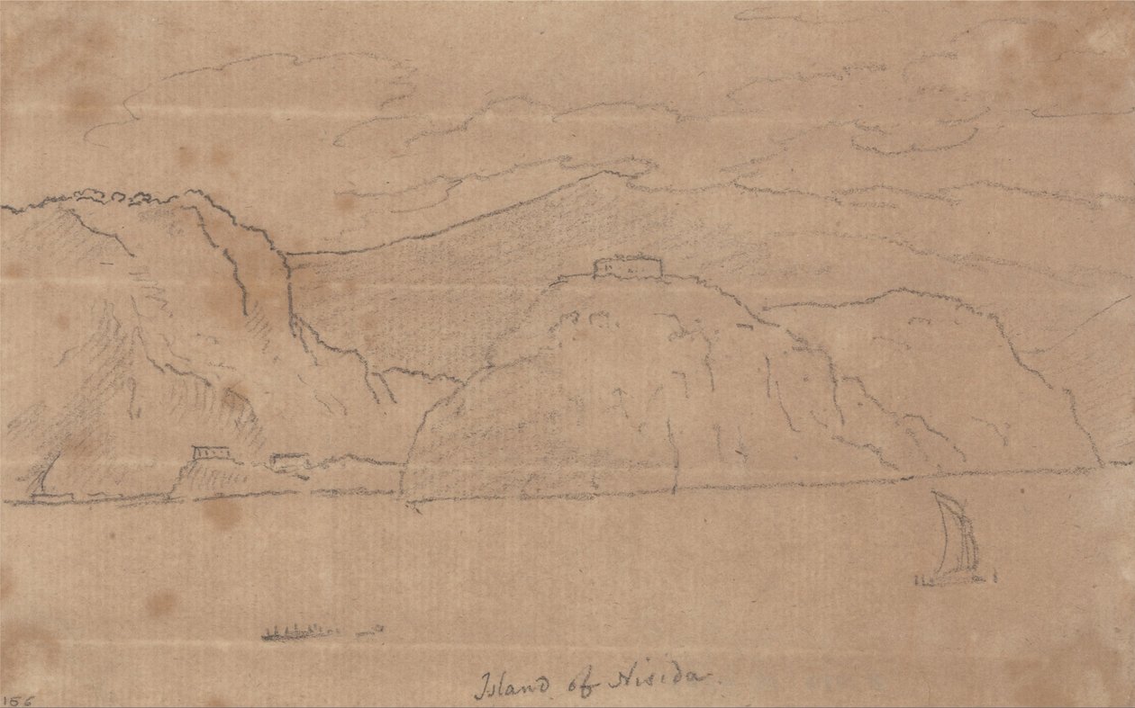 Wyspa Nisida autorstwa John Robert Cozens