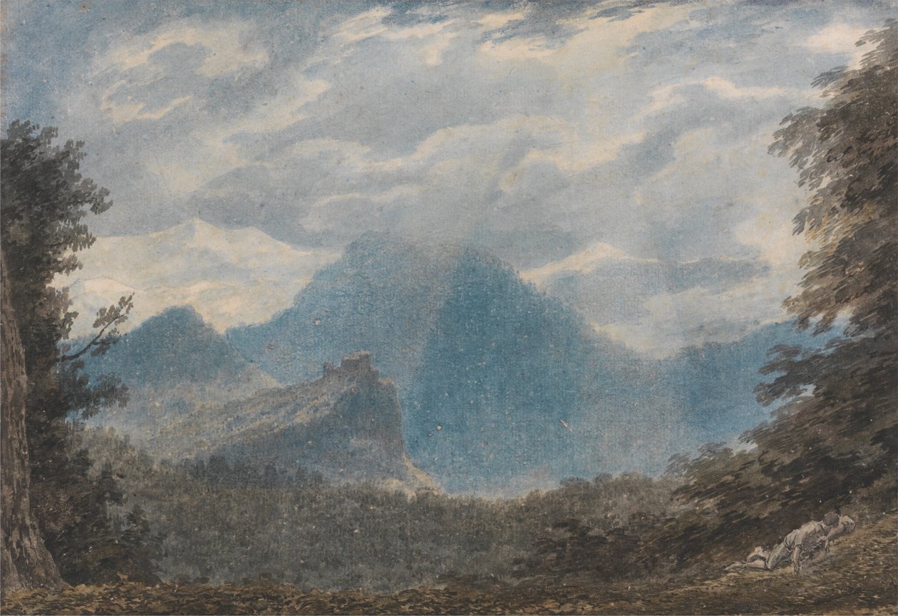 Monte della Madonna, niedaleko Argua autorstwa John Robert Cozens
