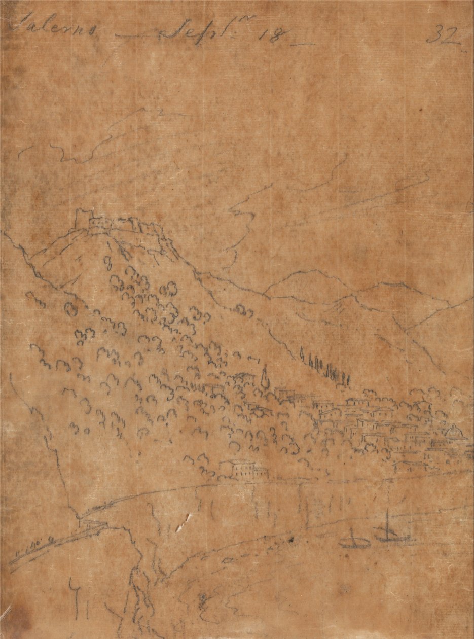 Salerno, 18 września autorstwa John Robert Cozens